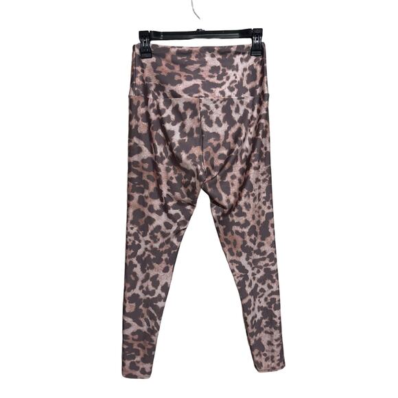 Onzie Leopard Cheetah Animal Print Leggings M/L - Picture 5 of 5